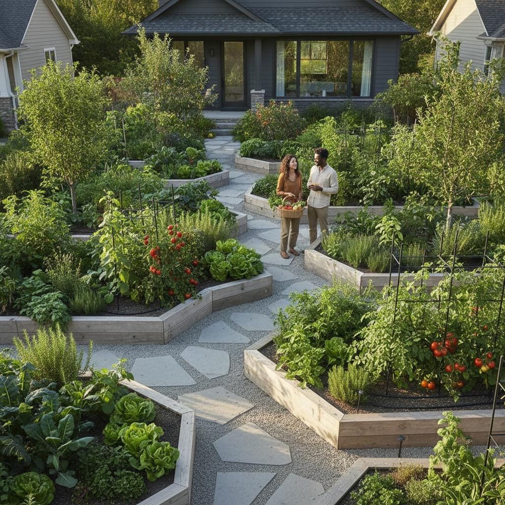 Featured image for Front Yards Become Edible Farms as Lawns Vanish