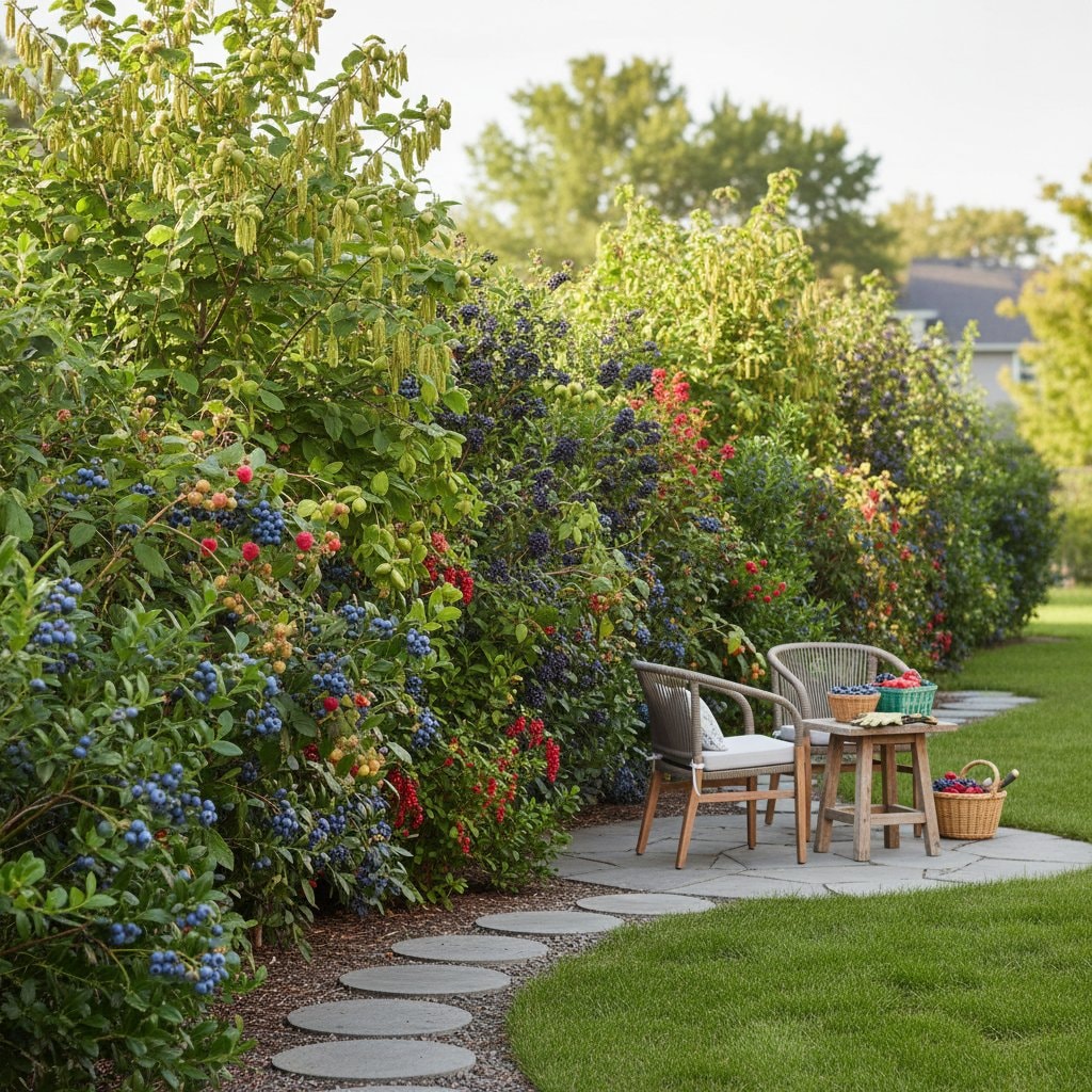 Featured image for Edible Hedges That Screen Your Yard and Feed You
