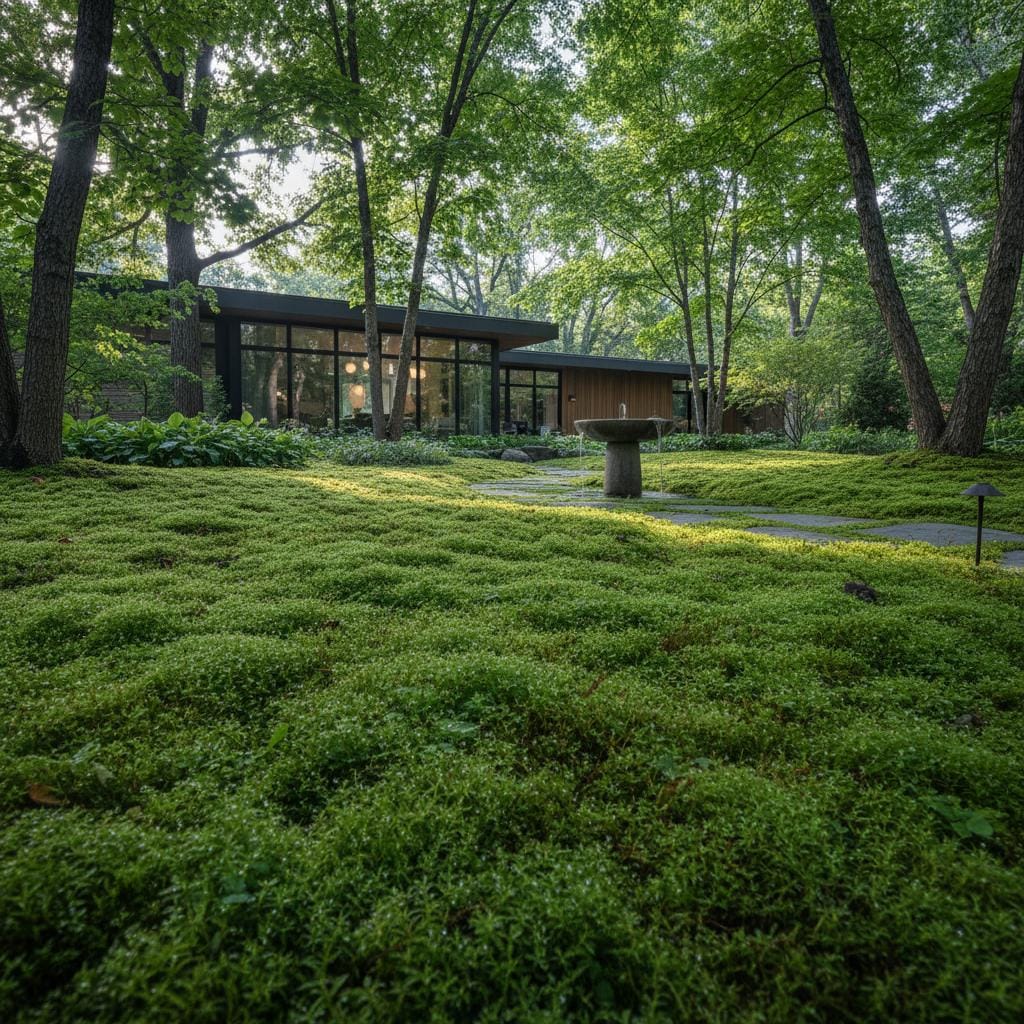 Featured image for Moss Lawns Need No Mowing and Thrive in Shade