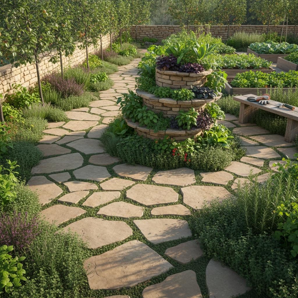 Featured image for Turn Garden Paths Into Edible Harvest Zones