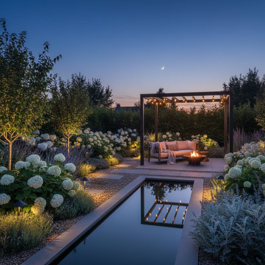 Featured image for Moonlight Gardens Transform Yards After Dark